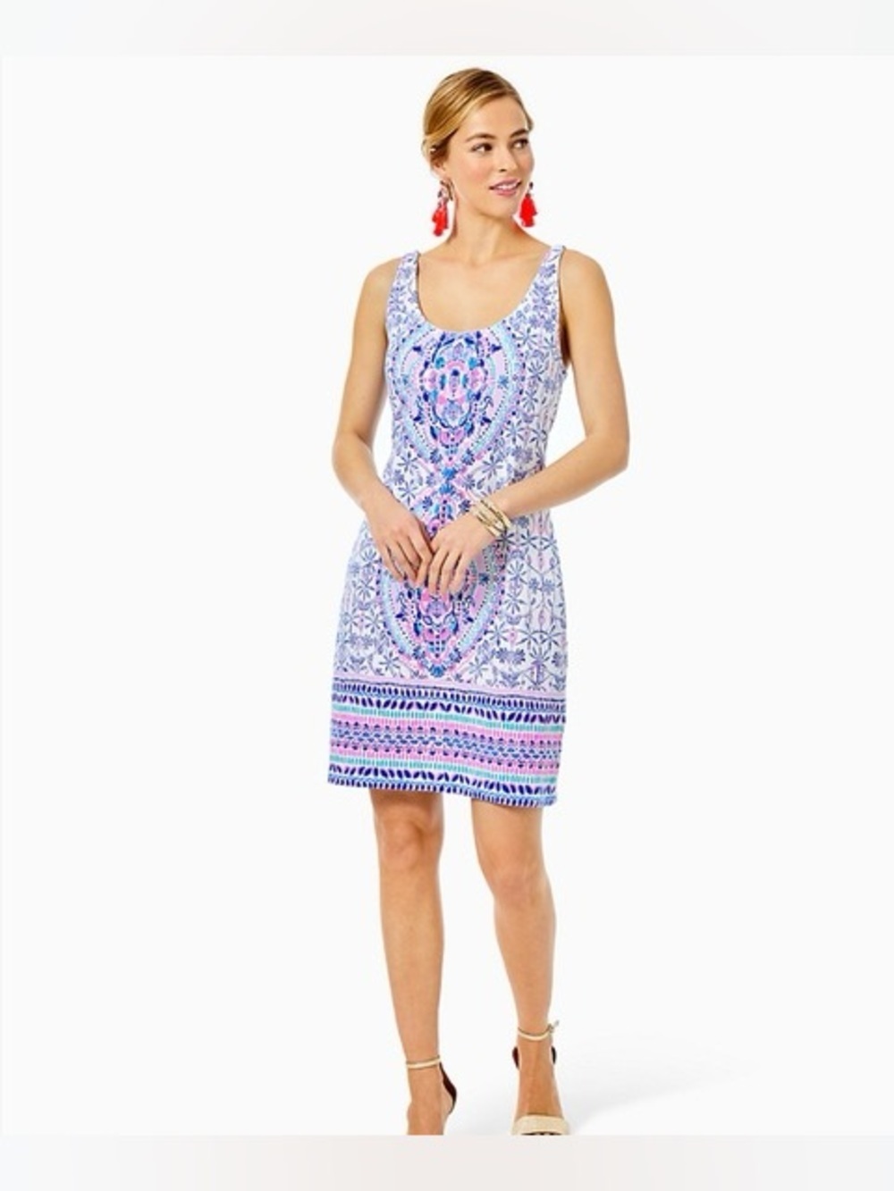 Lilly Pulitzer Romi Tank Dress "Time to Shine" Beach Resort Vacation Summer XL